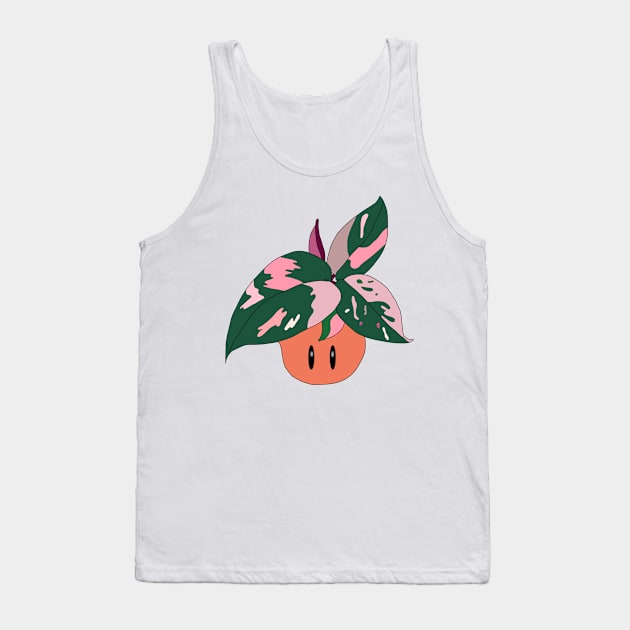 Pink Princess Philodendron Tank Top by danodude